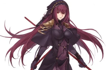 Fate Scathach ubrana i rozebrana w różnych pozach (OBRAZKI)